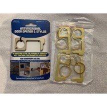 Lot Of 5 - 1 Antimicrobial And A Set Of 4 Gold In Color Door Opener &amp; St... - $257.67 MXN