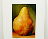 Golden Pear Signed Numbered Print of Oil Painting by Susan Evans 3/100 8... - $24.74