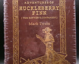 Mark Twain HUCKLEBERRY FINN Leather Easton Press Thomas Hart Benton Art ... - $17.99