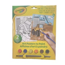 NEW Crayola Art Posters To Paint Kits, Age 6+  - $8.49