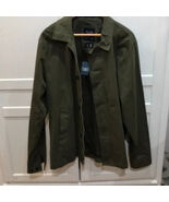 Abercrombie &amp; Fitch Zip up, button down jacket Wind water resistant XL - $89.10