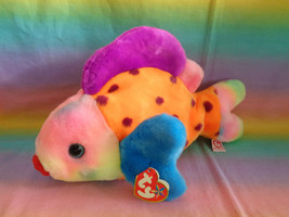 Vintage 1999 Ty Original Beanie Buddy Lips The Fish Retired w/ Tags 13" - £7.73 GBP