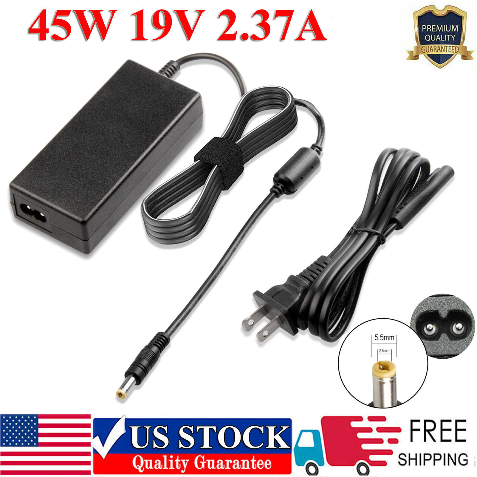 Power Ac Adapter Laptop Charger For Toshiba Satellite C55D-B5308 C55D-B5241 F - $20.99