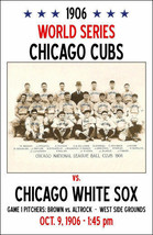 1906 CHICAGO CUBS vs CHICAGO WHITE SOX 8X10 TEAM PHOTO BASEBALL PICTURE MLB - £3.88 GBP