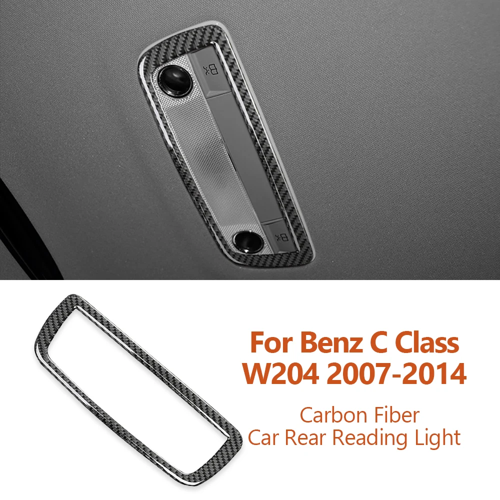 For Mercedes Benz C Class W204 2007-2014 Carbon Fiber Car Rear Reading Light - £15.76 GBP