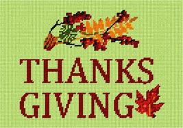 Pepita Needlepoint kit: Thanksgiving, 10&quot; x 7&quot; - $50.00+