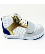 Creative Recreation Cesario Metallic Gold Vapor White Royal Toddler Shoes - $21.95