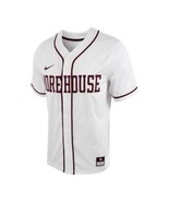 NWT men’s large nike Morehouse tigers full button baseball jersey sewn/BSBL - $61.74