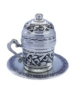 Turkish Handmade Copper Coffee Cup handmade oriental authentic - $653.60 MXN