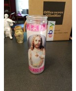 Devotional Sacred Heart 8hr Prayer Candle Roman Catholic Home Altar Jesu... - $16.26 CAD