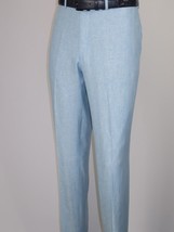 Men's ENZO Linen Spring Summer Suit Light Weight Breathable E58302-9 Light Blue image 11