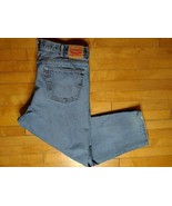 Levi&#39;s 560 Denim Blue Jeans Pants Tapered Leg Red Tab Zip Fly Men&#39;s 44x30 - £15.79 GBP