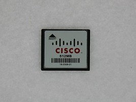 Genuine Cisco 512 MB CF Compact Flash Memory Card 1841 2801 2811 2821 2851 3745 - £24.30 GBP