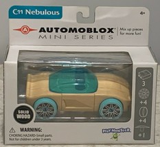 AUTOMOBLOX Mini Series C11 Nebulous Wooden Toy Car 12 Pcs Building Fun 4+ NEW - £13.36 GBP