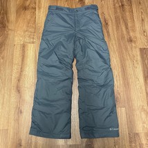 Columbia Boys Solid Gray Ski Pants Snow Board Waterproof Size Medium Winter - £24.92 GBP