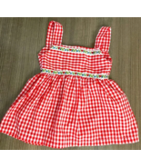 Baby Doll Sleeveless Checkered  Dress - £4.46 GBP