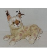 Ty TRACKS the LYNX 6&quot; Beanie Babies baby plush toy white tan brown - £11.64 GBP