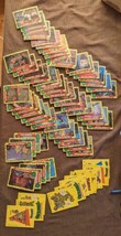Lot of TMNT Trading Cards 57 and Stickers 11 (68 total) 1989 duplicates w box - £12.36 GBP