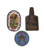 Vtg 1987 Occoneecee Council Boy Scouts BSA Patch Lot of 3 Rendezvous Sco... - €12,15 EUR