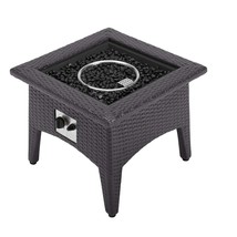 Convene 5 Piece Set Outdoor Patio with Fire Pit Espresso Mocha EEI-3726-EXP-MOC- - £1,611.17 GBP