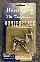 Heritage Miniature Models Der Kriegspielers Confederals Infantry Civil War - $32.73