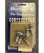 Heritage Miniature Models Der Kriegspielers Confederals Infantry Civil War - £25.80 GBP