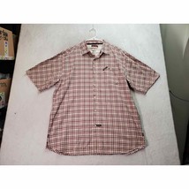 Ecko Unltd. Shirt Men Size 3X Multi Plaid Cotton Short Sleeve Collar Button Down - $23.95