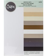 Sizzix Textured Cardstock Sheets A4 60/Pkg - Assorted Colors - Neutrals - €36,63 EUR