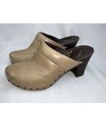 Dansko Rae Studded Clogs Women  41 Us 10.5-11 Beige Leather Mule Heels S... - $49.49