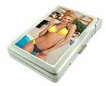 Polish Pin Up Girls D16 100&#39;s Size Cigarette Case with Built in Lighter ... - $21.73