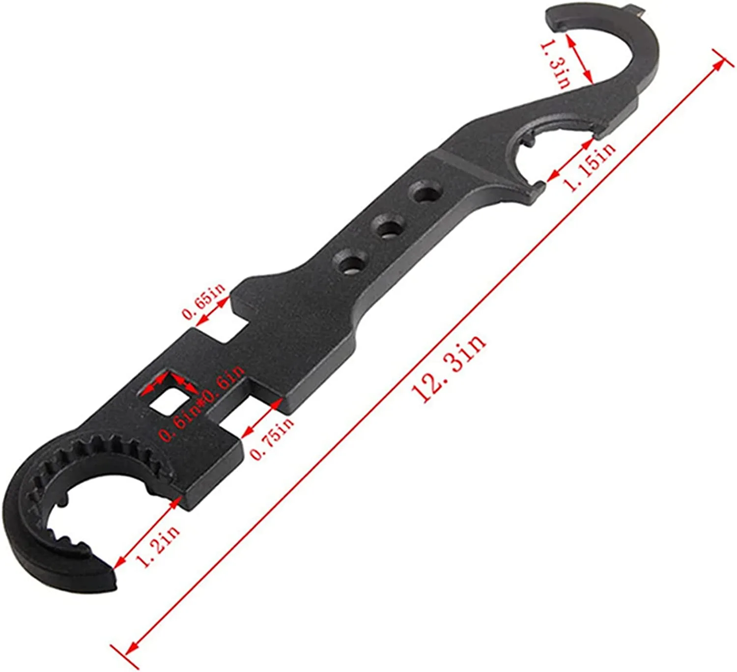 Outdoor Field Multifunctional Combination Wrench Full Steel High -Hardne... - £75.64 GBP