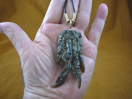 (G133-25) 3&quot; Gator Aligator Alligator Claw Foot Hand Pendant Necklace Fl Gators - £18.67 GBP