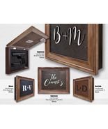 Hidden Gun Storage Wall Art – Personalized Concealment Case 3D Initials ... - $1,289.40 MXN+