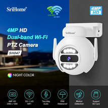 SriHome 4MP Dual-frequency Surveillance Camera Dual Light Sources Full-c... - $119.83