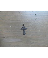 Cruz ortodoxa vintage pequeña de plata 925 Sálvanos - $376.49 MXN