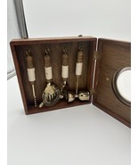 Rare Vtg Bar Tools Set in Wooden Box 4 Piece Set Piece Tilso Japan - $1,089.69 MXN
