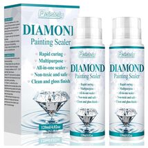 Non-Toxic Diamond Painting Sealer &amp; Glue - Perfect for Crafts, 120ml x 2... - $24.70