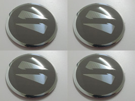 Stilauto 2 - Set of 4 Metal Stickers for Wheel Center Caps Logo Badges R... - $24.90+