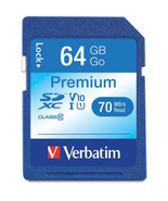Verbatim 44024 64GB SDXC MEMORY CARD UHS-I CLASS 10 - $57.04 CAD