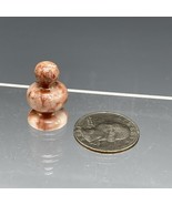 Marble Onyx Stone PAWN Chess Piece Hand Carved Miniature 3/4&quot; X 1/4&quot; - $23.25 CAD