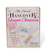 Too Faced Hangover Skincare Obsessions Set Cleanser, Moisturizer, Lip Tr... - £18.68 GBP