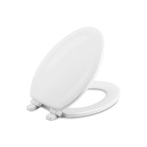 Stonewood Quiet-Close Elongated Closed Front Toilet Seat in White - $70.73