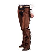 Brown Leather Chaps Mens - $85.00