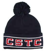Crooks &amp; Castles Knit CSTC Can&#39;t Stop The crooks Scholars Pom Beanie Ski Hat NWT - £20.20 GBP