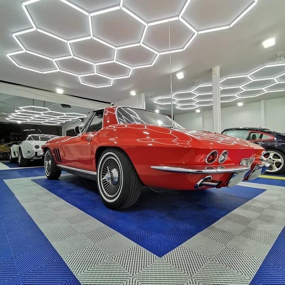 DIY Plug-in Hexagonal LED Ceiling Lights for Garage Detailing Lights and... - $395.01