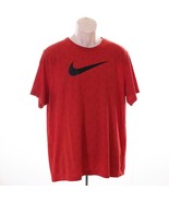 The Nike Tee Men&#39;s Raindrop Basketball T-Shirt XL Dri-Fit Red Black Crew... - £16.81 GBP