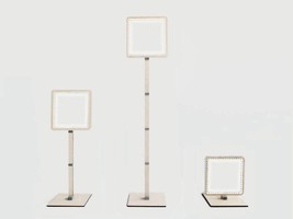 Eco-Friendly Italian LED Floor Lamp with LEGO® Bricks, Minimalist Laser-... - £86.23 GBP