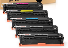 v4ink 5PK Compatible Toner Cartridges CF210X Canon 2 black ,Magenta ,Yellow Cyan - $49.00