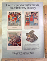 Vintage Print Ad Polaroid SX-70 Sonar Camera 1970s Photography Ephemera ... - $13.71