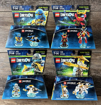 Lego Dimensions Ninjago Fun Pack 71215 Jay 71216 Nya 71217 Zane 71234 Sensei Wu - £93.32 GBP